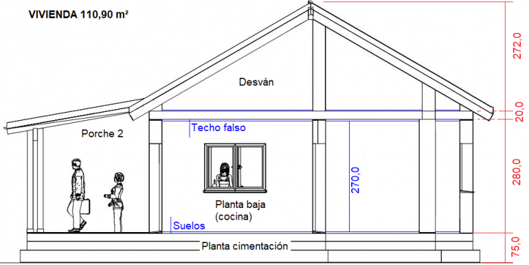 2 Secion Vivienda 110,90 m²