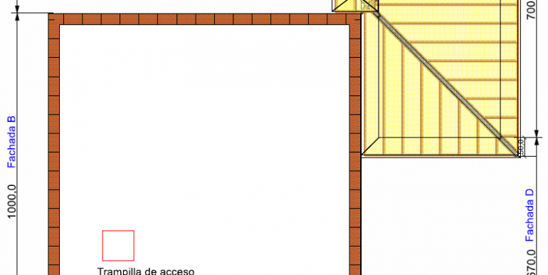 3 Planta desván, Vivienda 194,00 m²