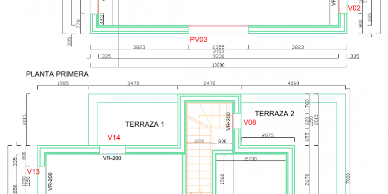 planos, Casa prefabricada moderna, palencia